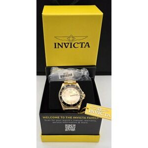 NEW Invicta Pro Diver Men's Watch - 43mm, Gold (49700) #0377
